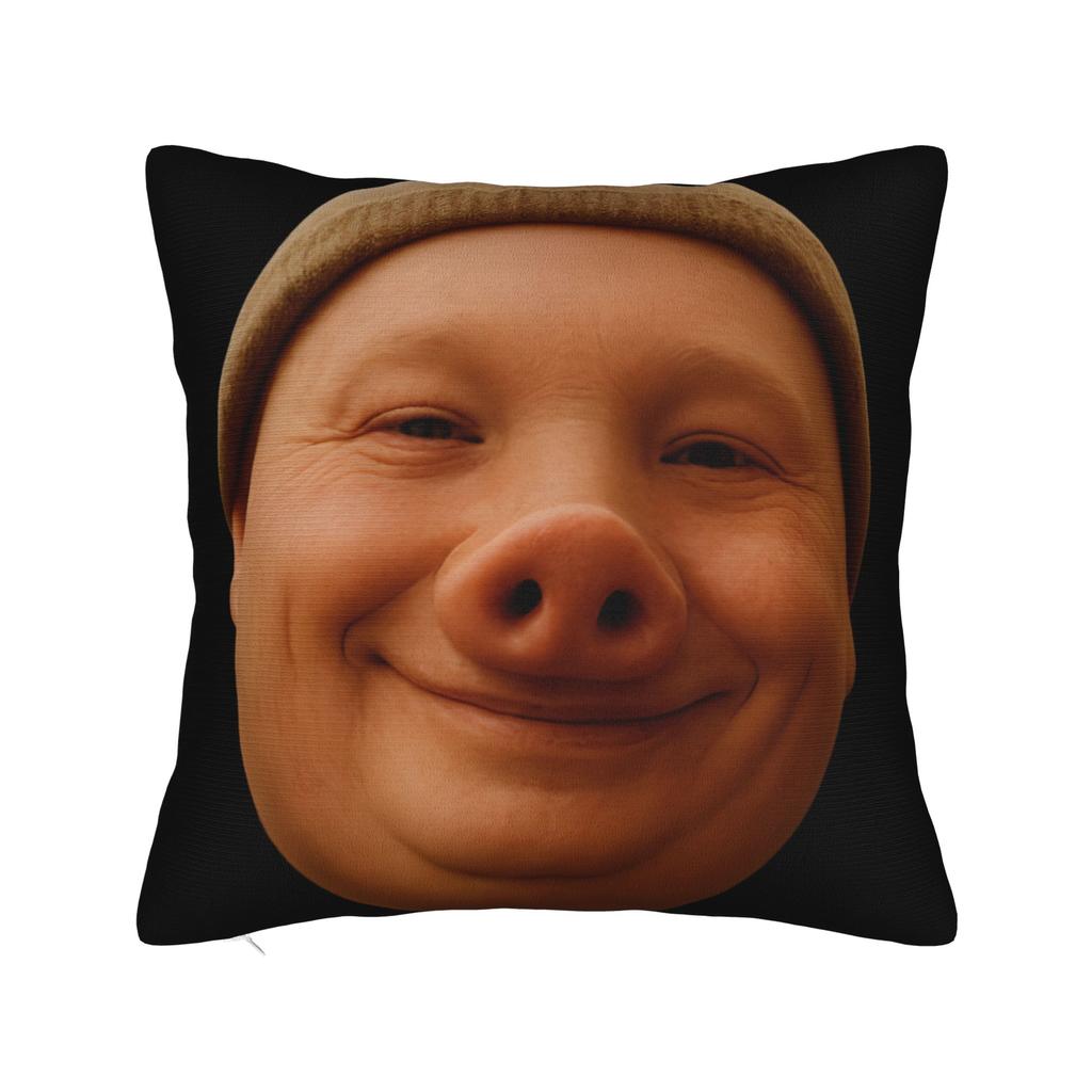 Tung Tung Tung Sahur chasing Tralalero Tralala Pillow Case Graphic Pillow Cover For Living Room Sofa Funny Pillowcases