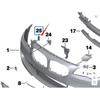BMW 7 Series F02 Front Bumper Small Bracket 51117263325
