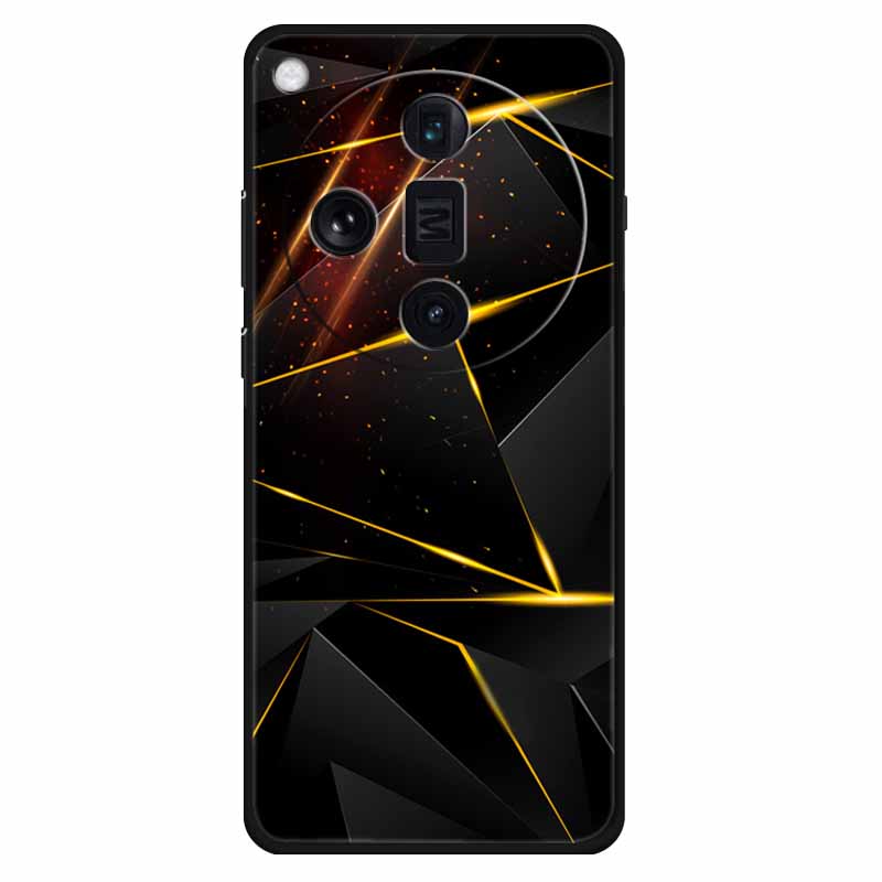 Funda For Oppo Find X7 Ultra Case Find X7 Silicone Space Wolf TPU Soft Phone Cover For OPPO Find X7 Pro/ X7 Ultra Case Cat Coque