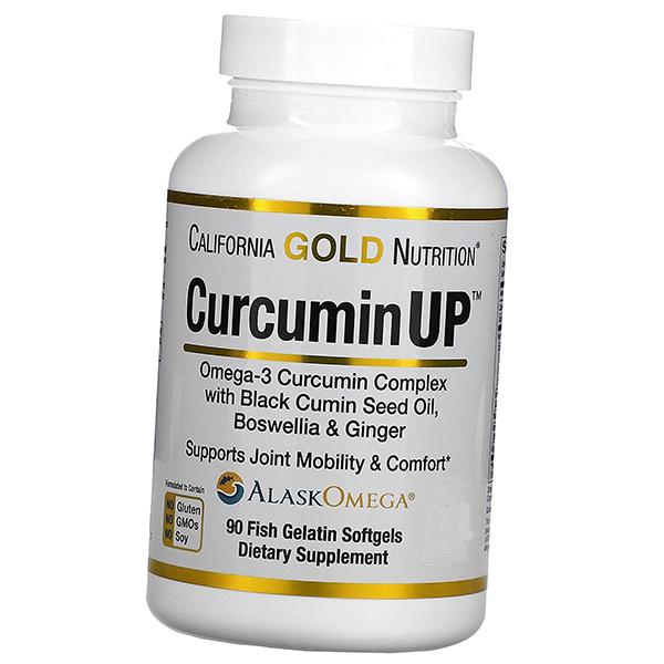 

Куркумін з Омегою 3 для суглобів, Curcumin UP, California Gold Nutrition (71427010) 90softgels