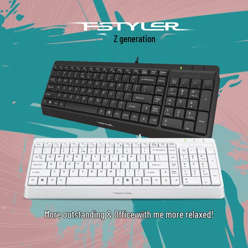 A4Tech FK15 Silent USB Wired Keyboard