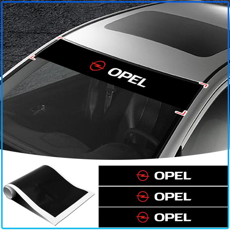 Car Front Windshield Stickers Front and Rear Decorative Decals Sticker For Opel Astra C G H Insignia J K Zafira B Corsa Vectra C Corsa C