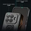 KEYSION Shockproof Armor Case for Xiaomi 15T Pro Silicone+PC Upright Metal Live Ring Stand Phone Cover for Xiaomi 15T 15T Pro 5G