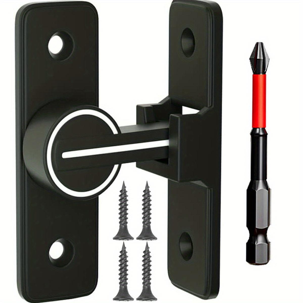 

НОВЫЕ светящиеся черные 90-градусные прочные замки для дверей из углеродистой стали, откидные, экранные, замки для дверей шкафов, защелки для дверей окон