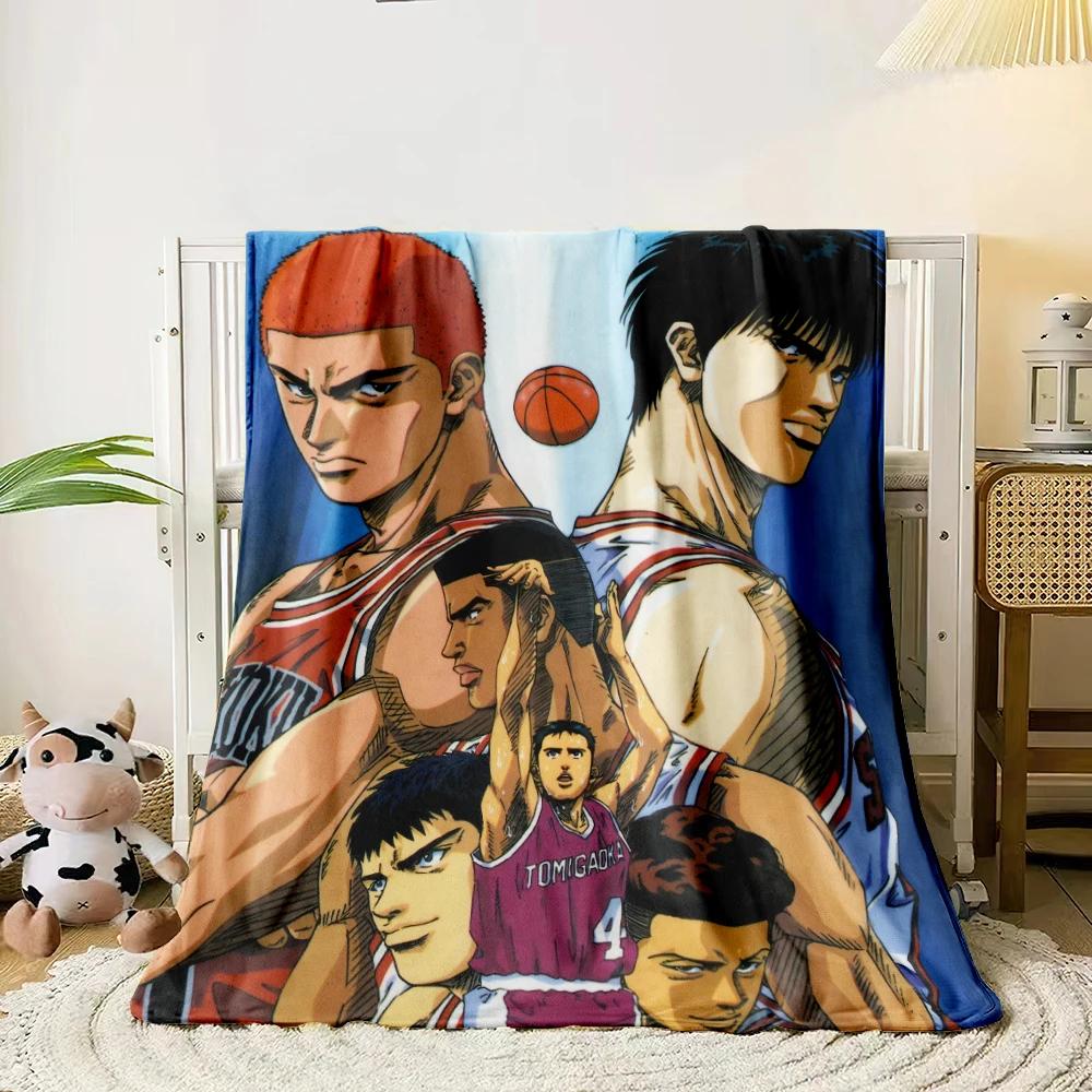 SLAM DUNK HD Print Blanket.Exquisite,Comfortable and soft,Nap,travel,work,living Room,bedroom,Chair,sofa,Picnics,Blankets,Gift