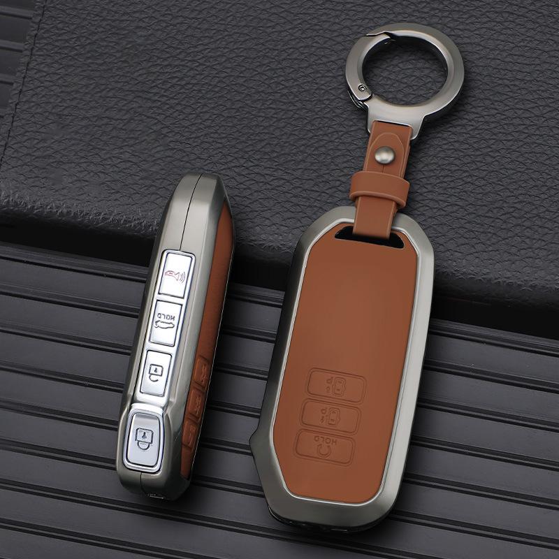 Kia K5/EV6 Key Cover - Metal Anti-drop Protective Shell with Buckle
