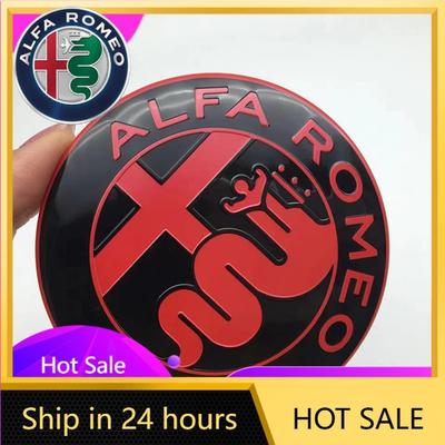 Car Stickers For Alfa Romeo 40mm Car Steering Wheel Emblem Sticker Central Console Knob Badge For Alfa Romeo Giulietta Mito Giul