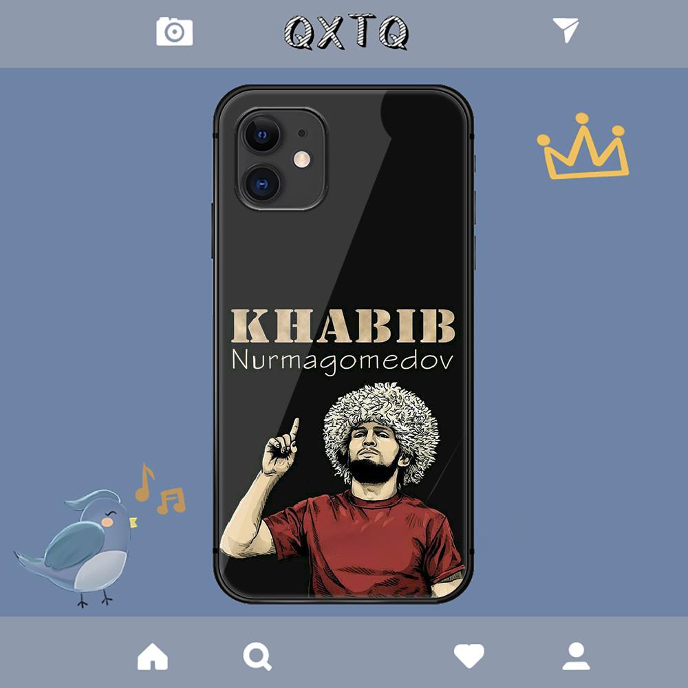 Etui Eagle Khabib Nurmagomedov na iPhone Samsung Galaxy Redmi Note S 17 16 15 14 13 20 24 25 54 Pro Max Ultra Fe Pokrowiec ze Szkła Hartowanego