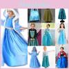 Kids Elsa Girls Fancy Dress Costume Princess Anna Party Dresses Outfits Cosplay