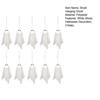 Halloween Hanging Ghost Decoration Small White Cloth Ghost Ornaments for Farmhouse Yard Lawn Haunted House Party Decor