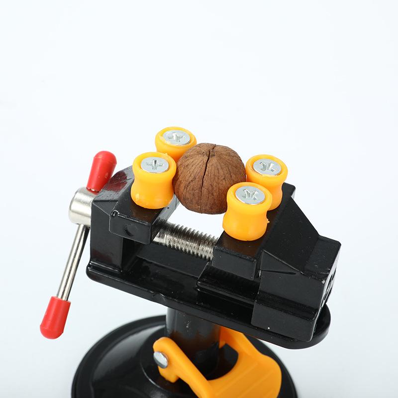 Mini-Bohrmaschinen-Schraubstockklemme mit Saugnapf, 360-Grad-Drehung, Tisch-Schraubstock, Tisch-Schraubstock, DIY-Skulptur, Handwerk, Schnitzwerkzeug