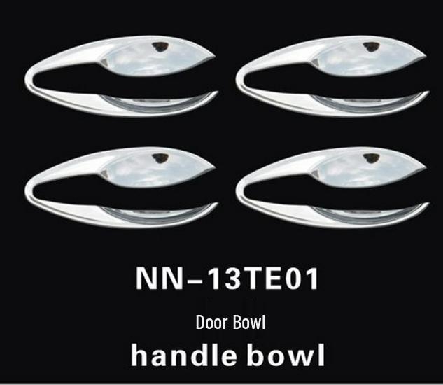 13-16 Teana Electroplated Protective Door Bowl Sticker - Anti-Scratch Modification