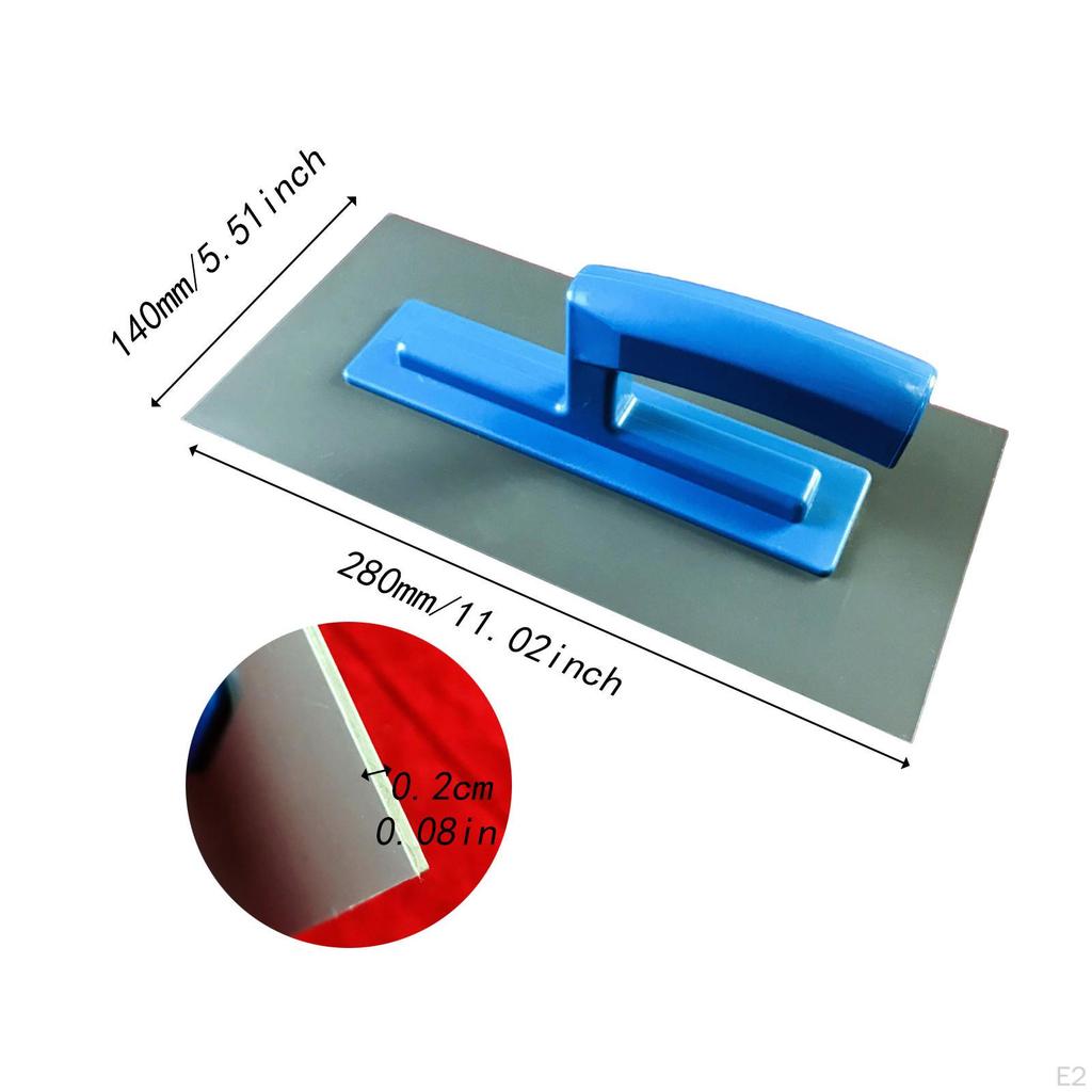 Betongglättkelle Komfortabler Griff Stabile Handwerkzeuge Mauerwerk für Zement Fliese Abkratzen