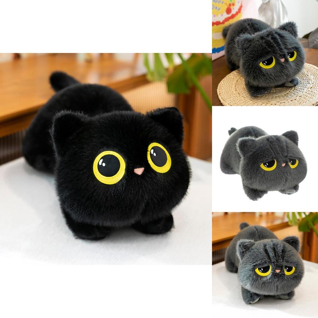 Plush Cat Toy With Pp Cotton Filling For Kids Bedroom Decor