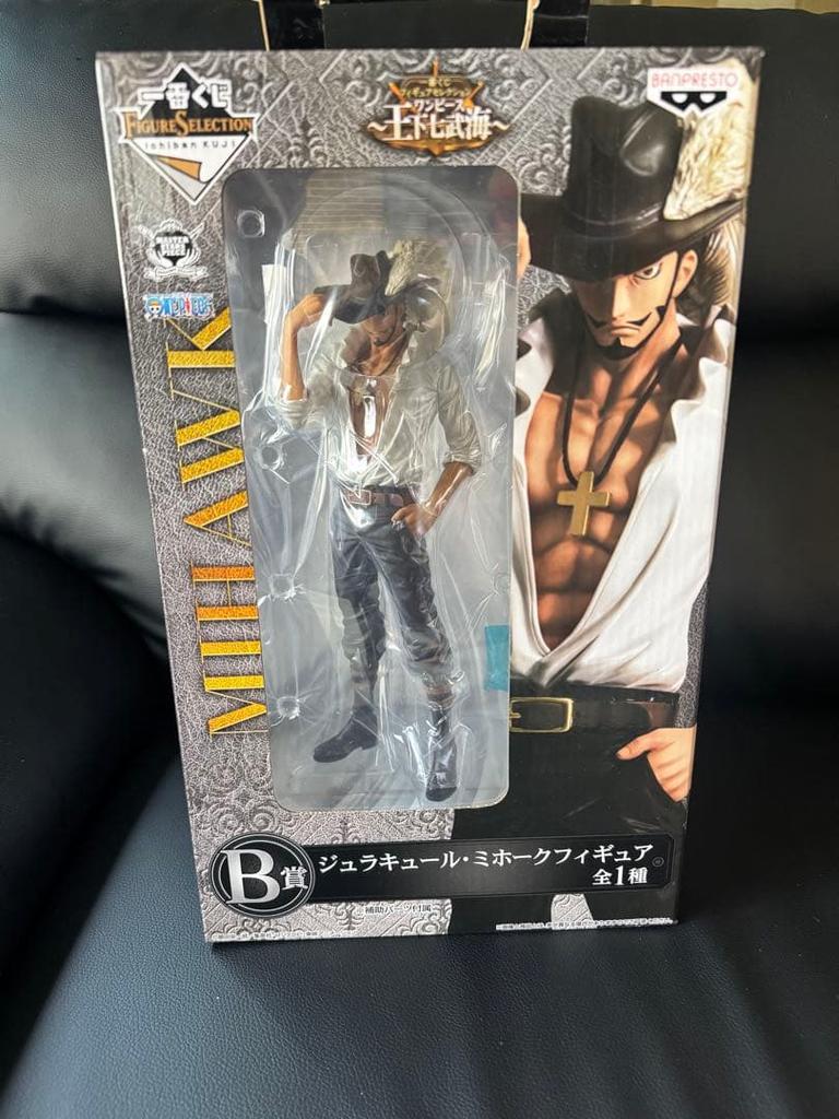 One Piece The Seven Warloads of the Sea Prize-B Dracule Mihawk Figure Lottely