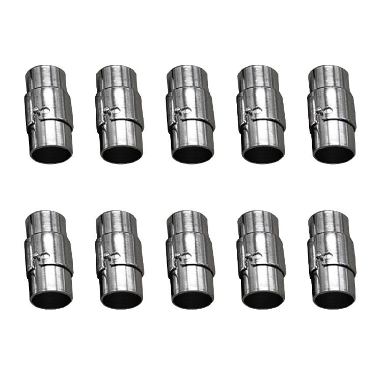 10 Pack Copper Magnetic Clasps Cord End Caps Leathers Rope End Caps for Jewelry