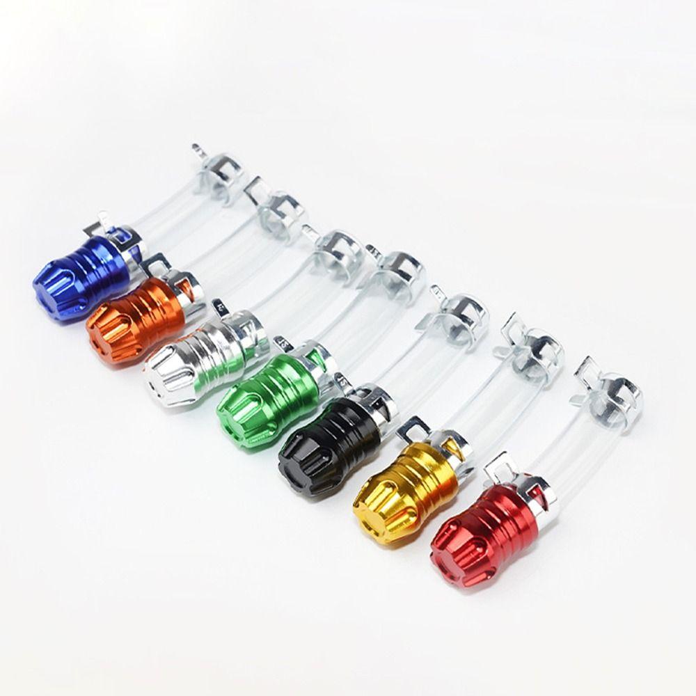 End Cap Air Filter Drain Tube CNC Aluminum Alloy Motorcycle Drain Tube Air Filter Maintenance