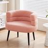 OEING Lamb Velvet Vanity & Accent Chair