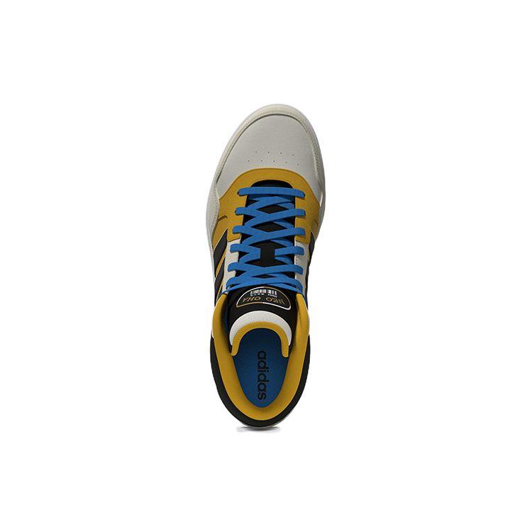 Adidas Neo Hoops 3.0 Casual Comfortable Durable Mid-Top Skate Shoes Unisex Sneakers Beige FZ6570