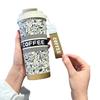 Internet Celebrity Stainless Steel Lily of the Valley Cup Portable Cup Cover Milk Tea Cup Matching Water Cup Anti-scalding