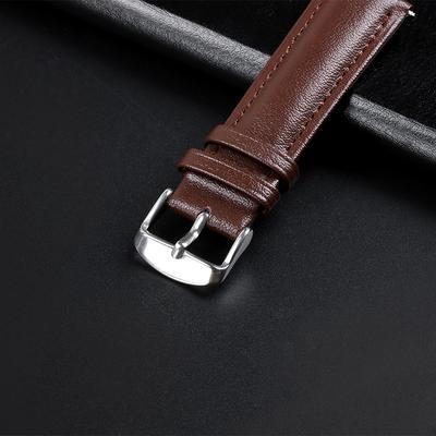 12 14 16 20 22 24mm Genuine Cowhide Watchbands Calfskin Replace Wristwatch Straps Watch Accessories Men Women Soft Watchband