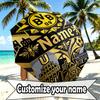 Custom Name Personalized Borussia Dortmund Bvb Print Umbrella, Auto Open Close, 8‑Rib Sturdy Frame, Commute Camping Hiking Use, Birthday Gift
