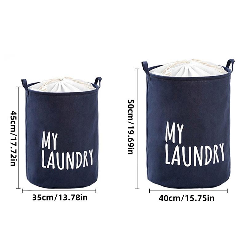 1pc/Household Laundry Basket, Large Capacity, Foldable Dirty Clothes Storage Basket, Dormitory Clothing Storage Basket