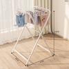 OIMG Foldable Balcony Clothes Drying Rack