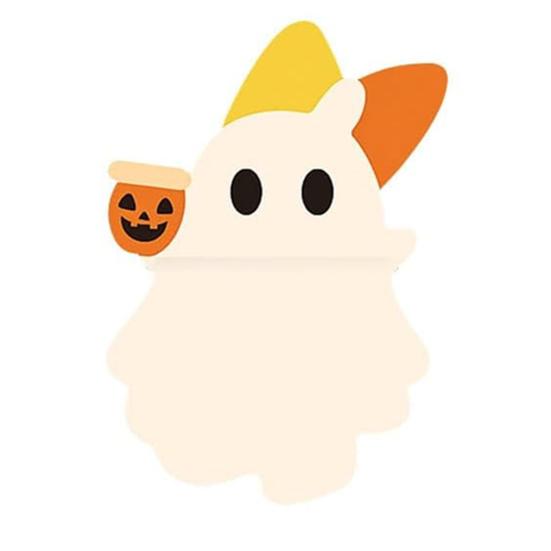 Halloween Ghost Phone Buddy Mini Phone Figure Surprise Toy Stick-on Cute Ghost Phone Topper Adhesive Cling Decoration for Smartphone