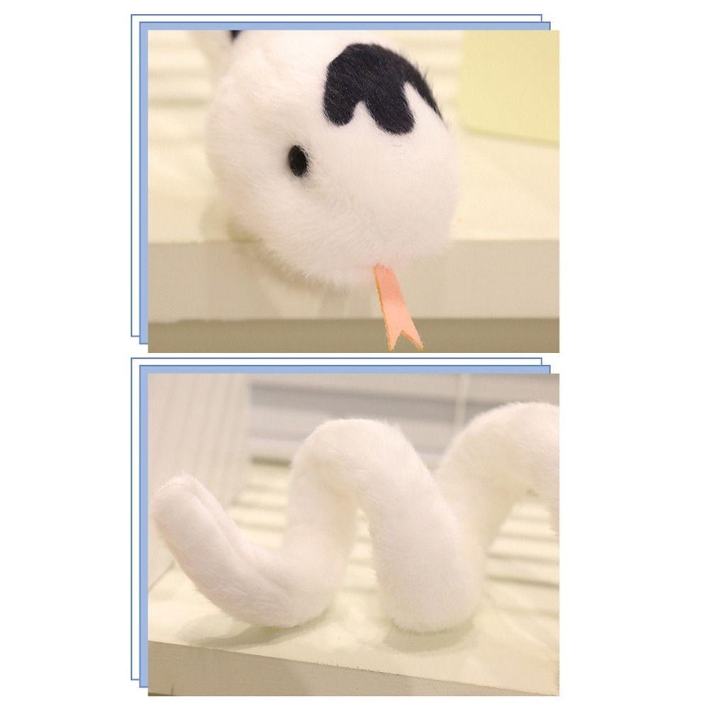 Plush Xiao CuBao Plush Toy Wrapable Stuffed Doll Kawaii Snake Decoration Doll