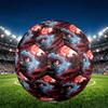 Demon Slayer Print Size 5 Soccer Ball, PU Wear Resistant Football for Match Training and Daily Practice, Birthday Gift for Soccer Fans