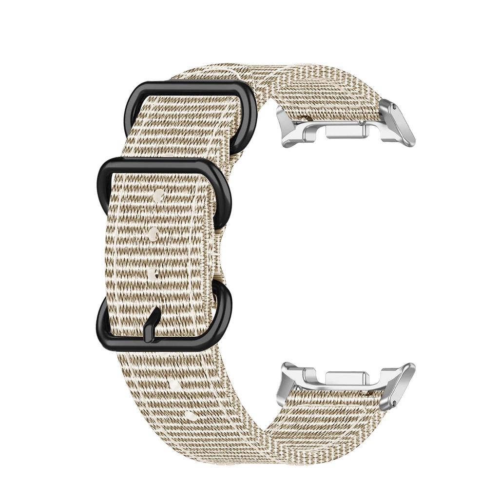 Nylon Strap for Samsung Galaxy Watch 8 40 44mm/Classic 46mm Adjustable Canva Bracelet Watchband for Galaxy Ultra2025 Accessories