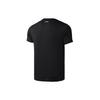 Li Ning Training Series Round Neck Letter Print Sports Short Sleeve T-Shirt Men Tops Black ATSQ305-2