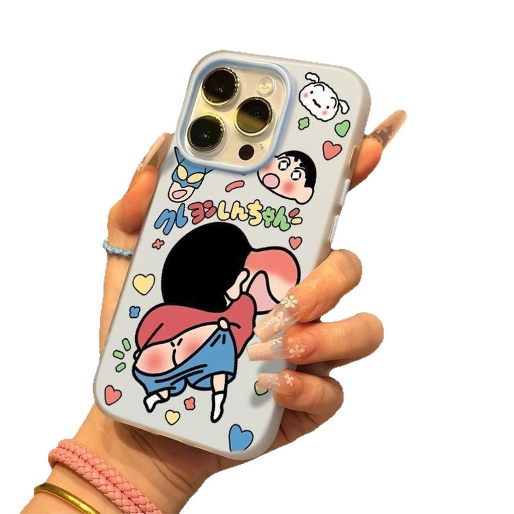Jelly Two-in-one Mobile Phone Case High-end Trendy Brand Case Frosted Ins Style Tpu Personalized Frosted Anti-fingerprint Cartoon