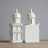 Nordic Home Decoration Ornaments White House Castle Building Architectural Shape Piggy Bank Crafts Student Gifts