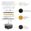 Cat Fountain Stainless Steel Pet Water Feeder 4L Large Capacity Automatic Pet Water Dispenser Multi-layer Filtration Water Bowl