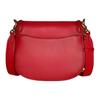 New COACH Beat Leather Saddle Bag, Shoulder Bag, Crossbody Bag Small Size Women's Red C3738-B4TFM