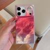 Gradient Color Camlet Pattern Phone Case For iPhone 17 16 15 14 Pro Max Shockproof Soft TPU Back Cover