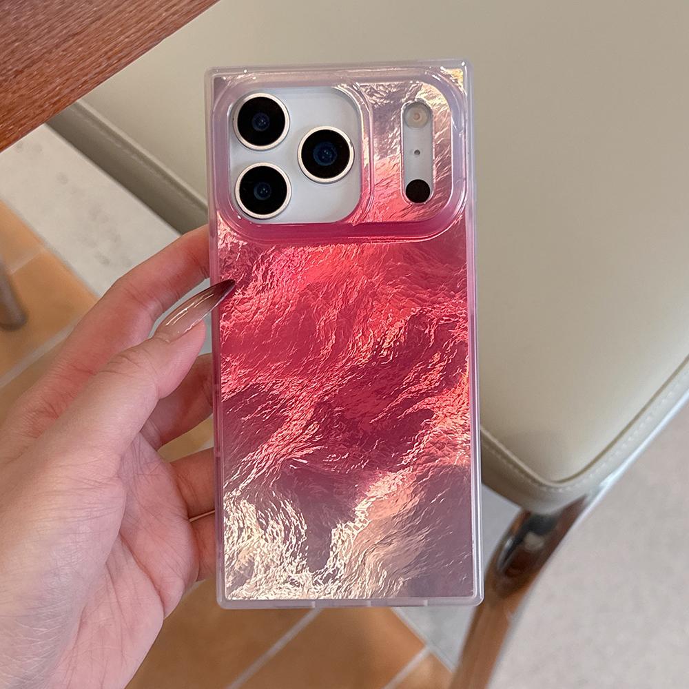 Gradient Color Camlet Pattern Phone Case For iPhone 17 16 15 14 Pro Max Shockproof Soft TPU Back Cover