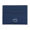 Card Case 10 Letter Logo Cross Grain Leather Men Card Holder Dark-Blue CL253-DEB