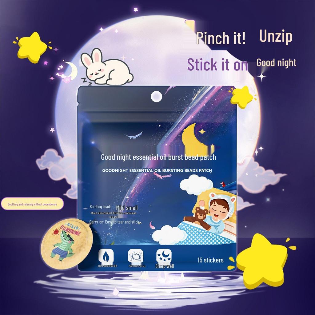 Portable Outdoor Burst Bead Patch with Plant Essential Oil – Suitable for Adults, Children, and Babies