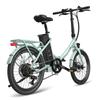 Electric Bicycle Foldable Fafrees 20" 250W Motor 18.2AH Citry Ebike Top Speed 25Km/h 7 Speed Load 120Kg F20 Lasting