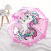 Magical Unicorn Cloud Sticker Decal for Kids Room DecorUmbrella, Portable 3-Fold Compact Umbrella,Christmas Gift ES483