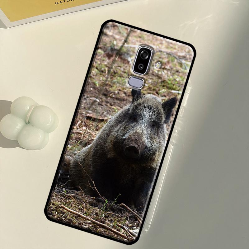 

Чехол с рисунком кабана для Samsung Galaxy J8 A7 A9 A6 A8 2018 A3 A5 J1 2016 J3 J5 J7 2017 J6 J4 Plus A3 2016 - A310