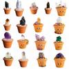 Feng Shui Crystal Stones Potted Plant Mini Decorative Rhinestone Potted  Meditation