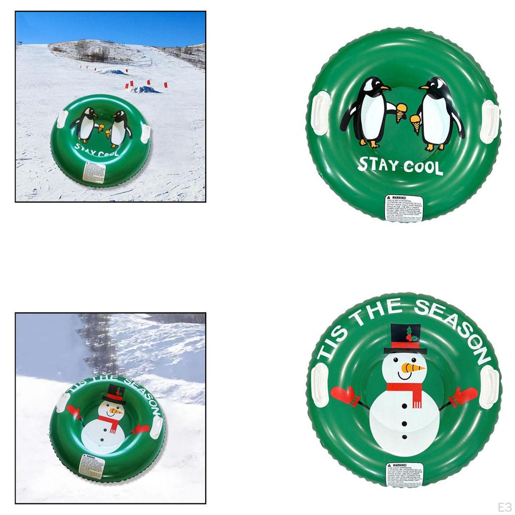 Inflatable Snow Sledding Tube for Family Gatherings, Friend Outings