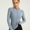 Women Fitness Jacket Lightweight Breathable Form-Fitting Training Outerwear Sweat Wicking Yoga Gym Cover Athletic Performance Wear
