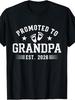 2026 Grandpa Promotion T-Shirt, Unisex Design, Summer Short-Sleeve Printed Tee, 220G Fabric for 2025