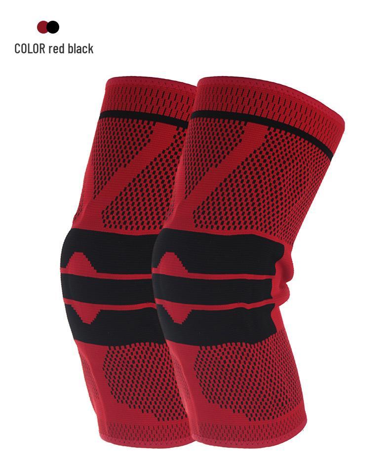 Breathable Silicone Knee Pad with Anti-Slip Patella Support for Sports