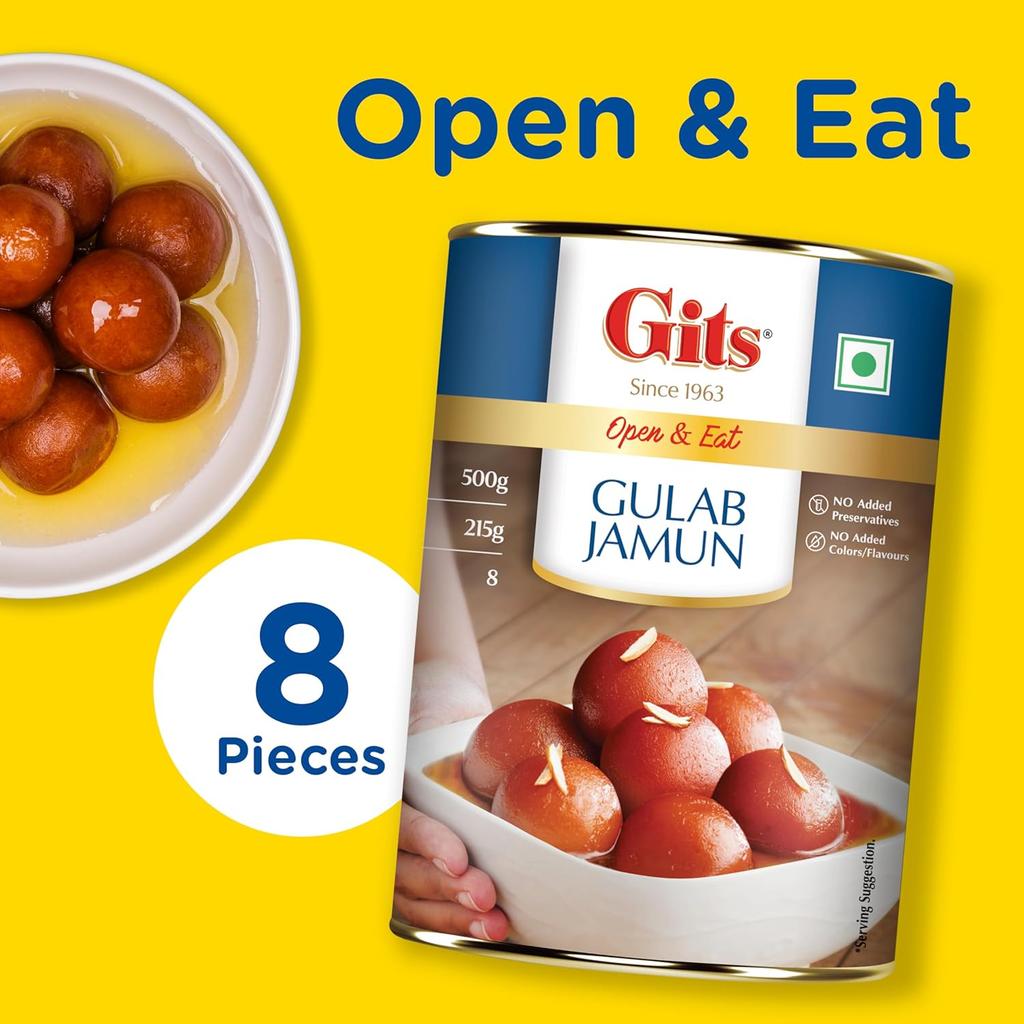Индийская сладость Гулаб Джамун (500 г), Gulab Jamun, Gits